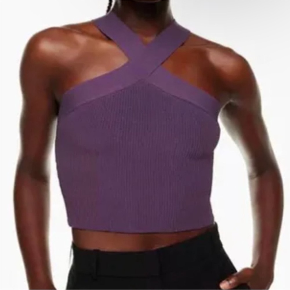 Aritzia Criss Cross Cropped Tank